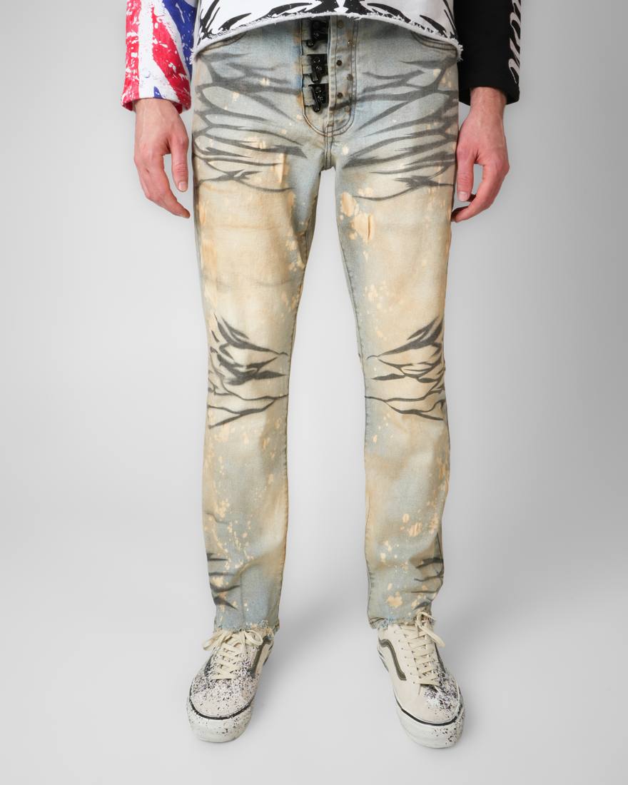 Scorched Earth Jean in Bleached