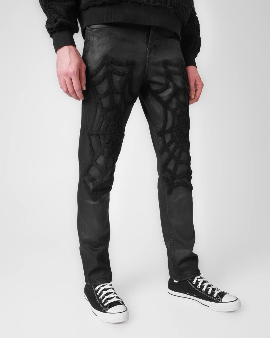 Widow's Web Jean in Onyx